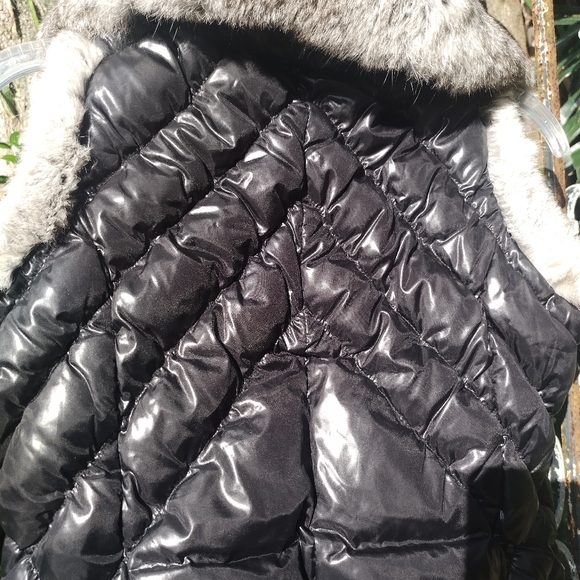 Parasuco Sexy quilted belted vest with fur XS - Picture 8 of 9